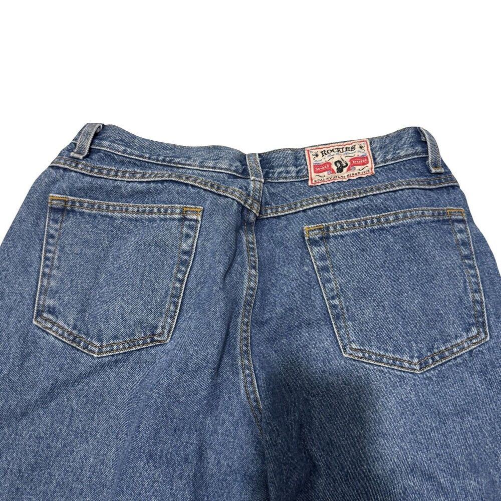 Vintage Rockies Jeans Womens 15R High Rise Tapered Relaxed Mom Western Y2K - Picture 4 of 16